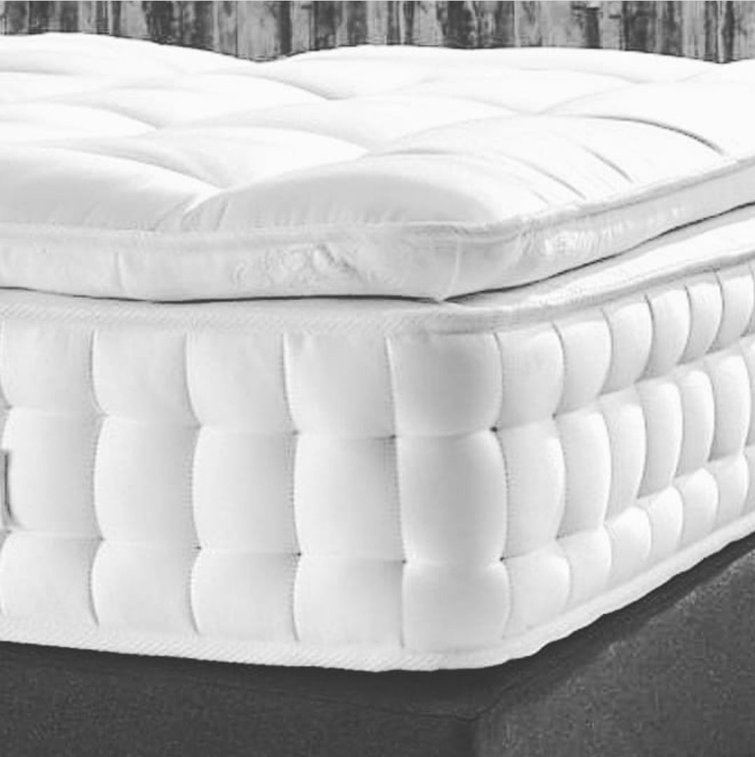 1000/2000/3000 Pocket Sprung Pillow Top Natural Fillings Mattress  - Moon Sleep Luxury Beds
