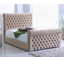 Load image into Gallery viewer, Casablanca Sleigh Bed - Moon Sleep Luxury Beds
