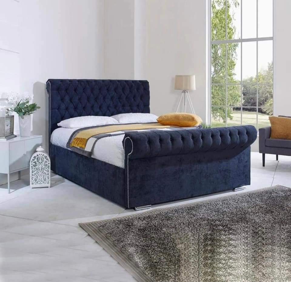 Haven Sleigh Bed - Moon Sleep Luxury Beds