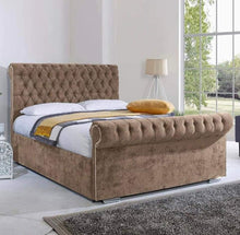 Load image into Gallery viewer, Haven Sleigh Bed - Moon Sleep Luxury Beds