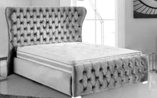 Load image into Gallery viewer, Kandle Winged Bed - Moon Sleep Luxury Beds