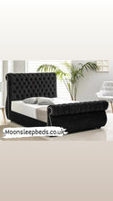 Load image into Gallery viewer, Malaga Sleigh Bed - Moon Sleep Luxury Beds