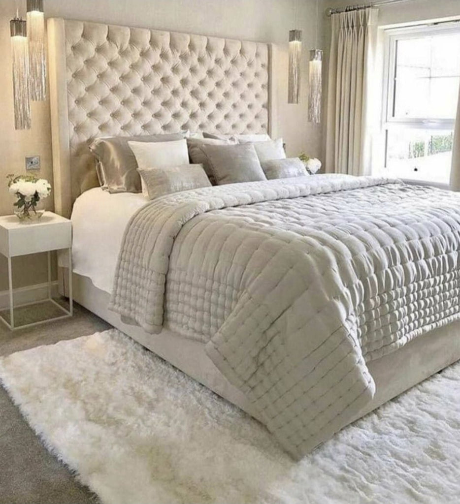 Monaco Wing Back Bed - Moon Sleep Luxury Beds