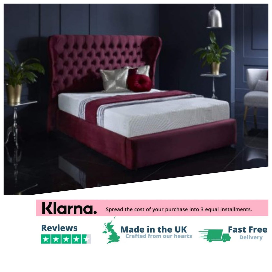 Rolez Wing Back Bed - Moon Sleep Luxury Beds