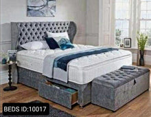 Load image into Gallery viewer, Rolez Wing Back Bed - Moon Sleep Luxury Beds
