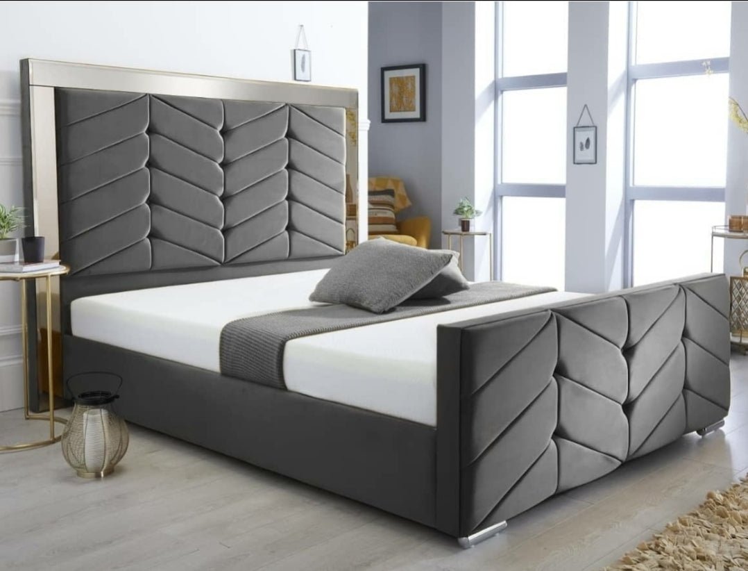 Skyline Mirror Bed - Moon Sleep Luxury Beds